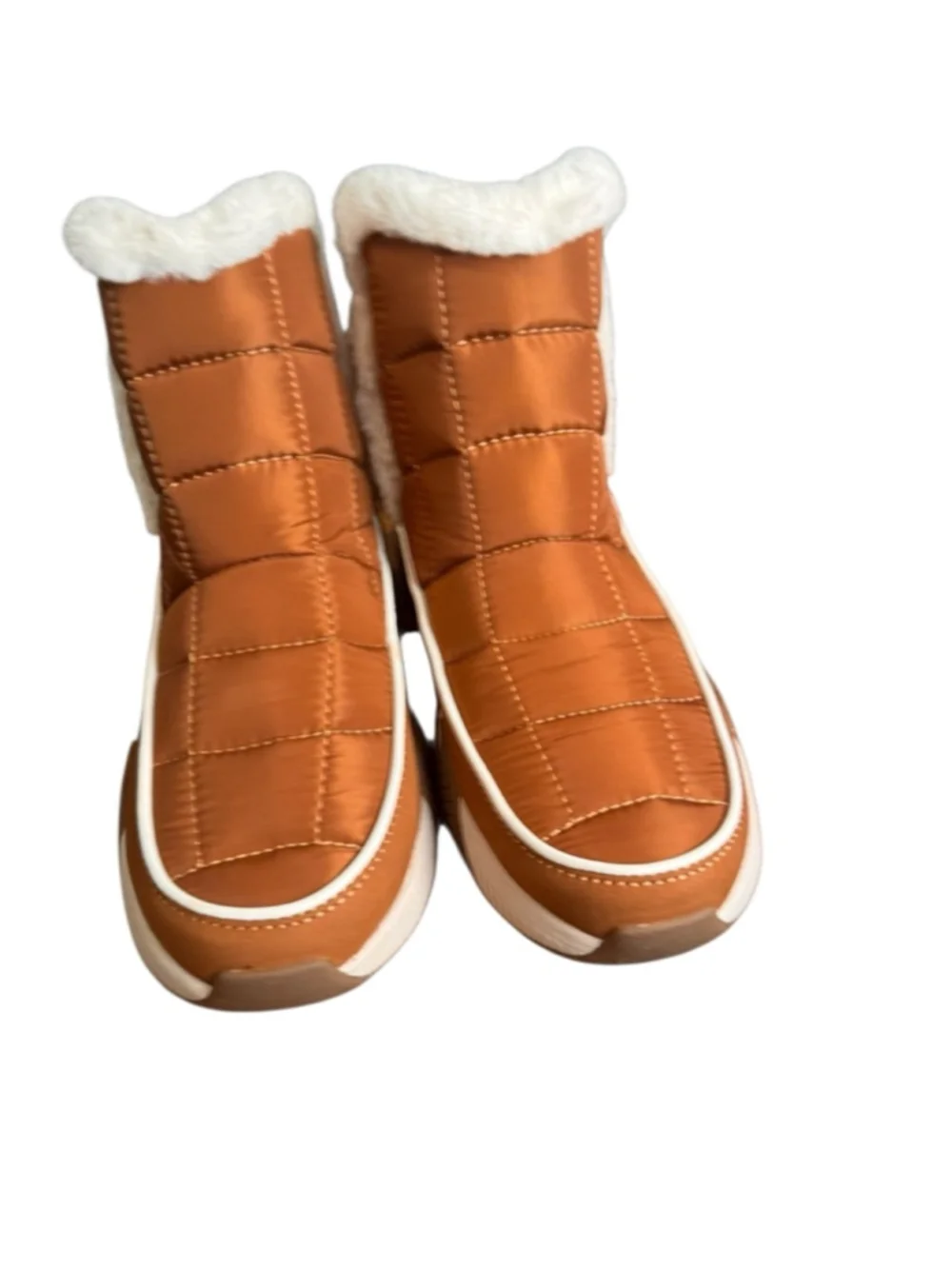 Women's Spyder Roasted Pecan White Lumi Winter Boots US 8